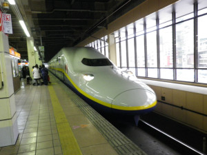 大宮駅に到着した上越新幹線Ｍａｘとき号